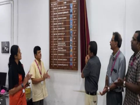 UNVEILING OF PLAQUE - OUR LAUREATES